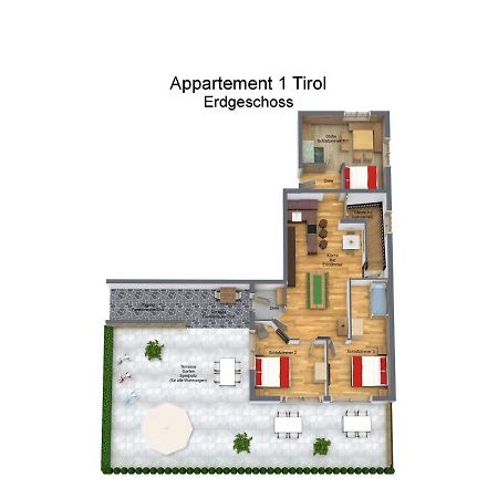 Angerer Alpine Suiten Und Familienappartements Tirol 里斯奥尔巴赫塔 外观 照片
